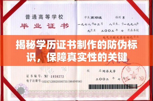 伊吾揭秘学历证书制作的防伪标识，保障真实性的关键